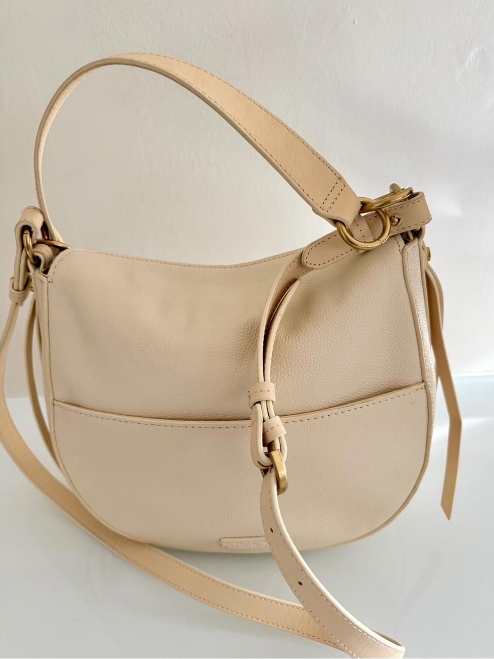 Vince Camuto Women's 2 Tone Soft Warm Vanilla Shoulder Bag - Elegant Everyday